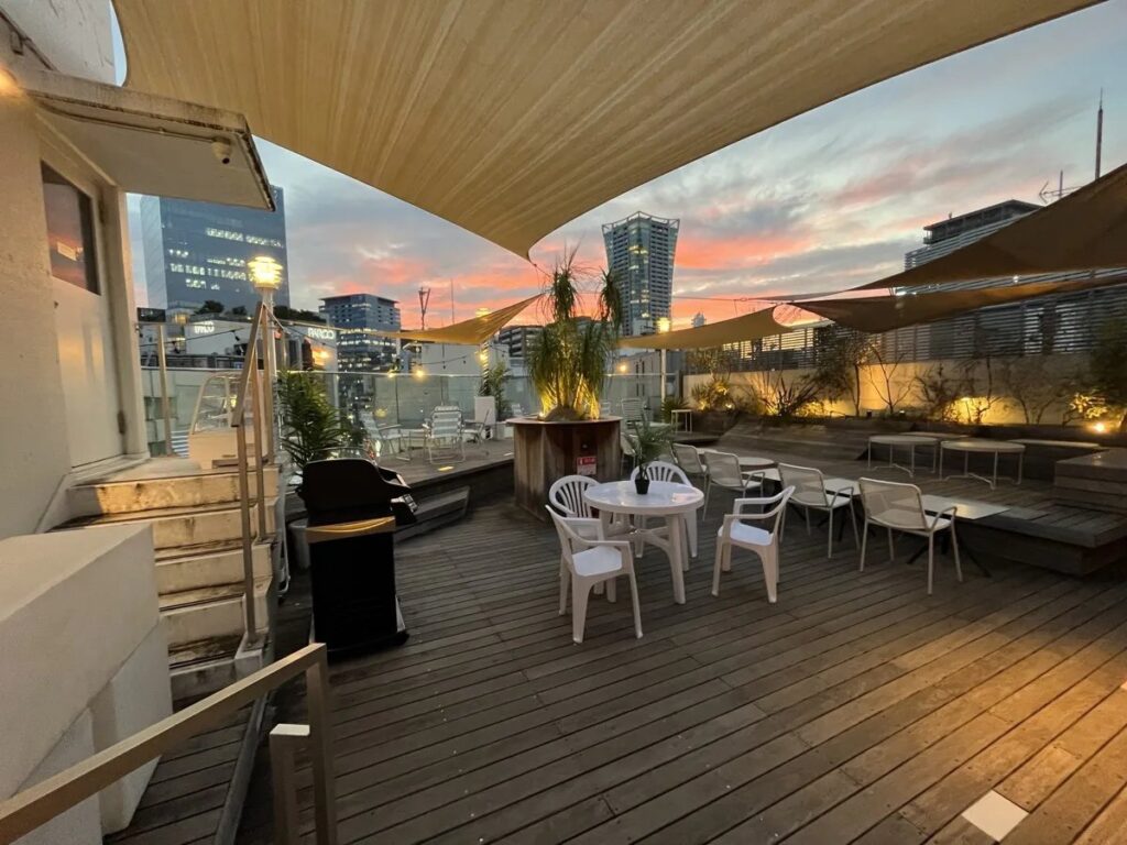BBQ on the building